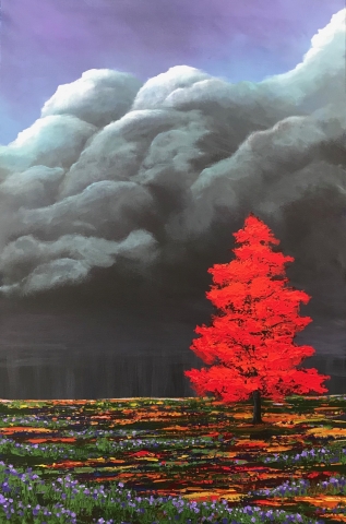 "BEFORE THE STORM" ACRYLIC 36X24 $1250.00 SOLD