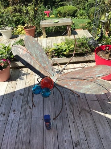 "CHANGING DIRECTION" DRAGON FLY  38X52X14 $795.00