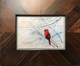 "WINTER IN ASHE" , MATTED/FRAMED, PRICE BASED ON FRAMING