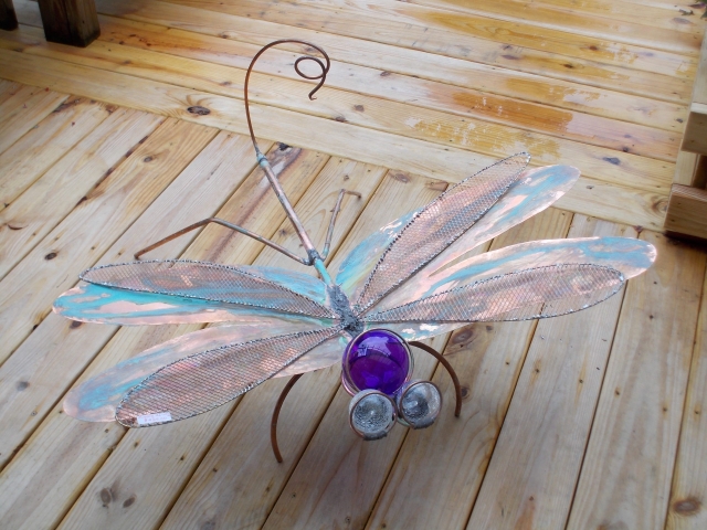 "LIGHTING THE WAY" DRAGONFLY, SOLD $595.00