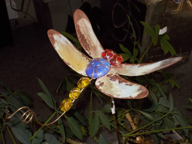 DRAGONFLY PLANT ACCENT $48.00