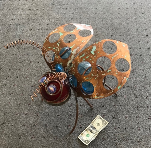 "LADY BUG" 15 INCHES TALL $385.00