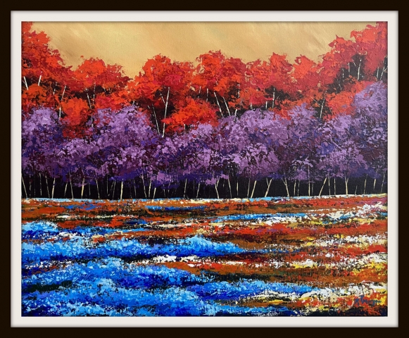 "SET IN COLOR" 24X30 $750.00 PRICE DOES NOT INCLUDE MAT/FRAME